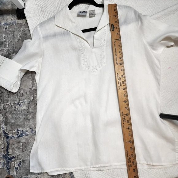 100% Irish linen blouse - Picture 12 of 12